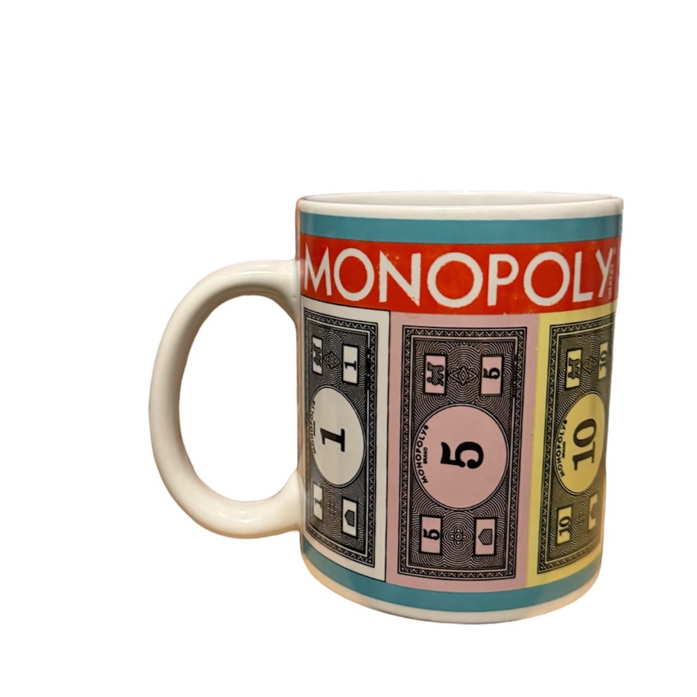 Monopoly paper money mug
